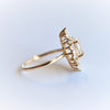 Liana | 1 ct. Rainbow Moonstone & 0.8 ct Diamond Luxury Fancy Halo Ring - Emi Conner Jewelry 