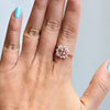 Jasmine No.1 | Morganite & Diamond Fancy Halo Ring