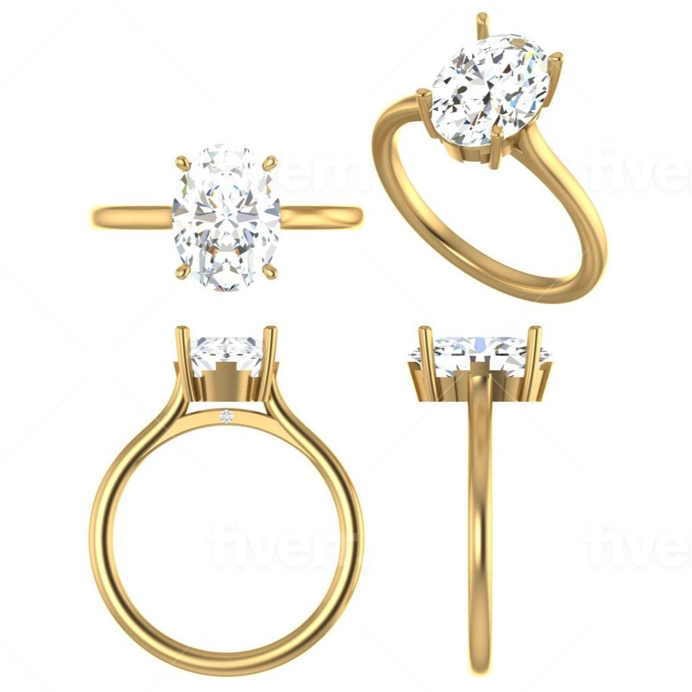 WYN Art Deco | Oval (Elongated)