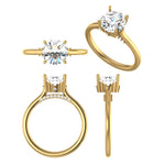WYN Art Deco Lux | Round Solitaire Ring