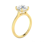 WYN Hidden Halo | Round Solitaire Ring