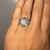 Victoria Crown No.2 | 14K + 0.4 CT. Diamond and Lab Grown Diamond Crown Contour Band - Emi Conner Jewelry 