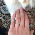 Sophie Crown No.1 l 14K Dainty Contour Band - Emi Conner Jewelry 