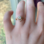 Sophie Crown No.1 l 14K Dainty Contour Band - Emi Conner Jewelry 