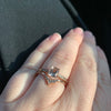 Sophie Crown No.1 l 14K Dainty Contour Band - Emi Conner Jewelry 