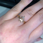 Sophie Crown No.1 l 14K Dainty Contour Band - Emi Conner Jewelry 