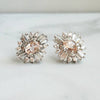Victoria | 14K Morganite & Diamond Earrings - Emi Conner Jewelry 