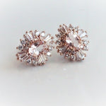 Victoria | 14K Morganite & Diamond Earrings - Emi Conner Jewelry 