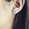 Victoria | 14K Morganite & Diamond Earrings - Emi Conner Jewelry 