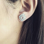Victoria | 14K Morganite & Diamond Earrings - Emi Conner Jewelry 