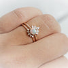Olivia | 14K Australian Opal & Diamond Accented Promise Ring - Emi Conner Jewelry 