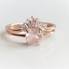 EVA | 0.7 ct. Round Rose Quartz Petite Solitaire Ring - Emi Conner Jewelry 