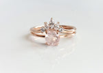 EVA | 0.7 ct. Round Rose Quartz Petite Solitaire Ring - Emi Conner Jewelry 