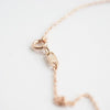 Olina | 14K Morganite & Diamond Floating Crown Pendant Necklace - Emi Conner Jewelry 
