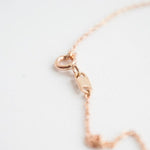 Ophelia | 14K Pear Morganite & Diamond Floating Crown Pendant Necklace - Emi Conner Jewelry 
