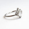 Ophelia | GIA CERTIFIED 0.3 ct. Pear Diamond Crown Ring - Emi Conner Jewelry 