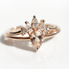 EVA | 0.4 ct. Pear Peach Morganite Solitaire Ring - Emi Conner Jewelry 