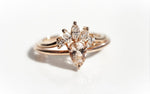 EVA | 0.4 ct. Pear Peach Morganite Solitaire Ring - Emi Conner Jewelry 