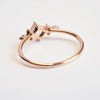 Scarlett | 14K Morganite & Diamond Cluster Ring - Emi Conner Jewelry 