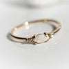 Diana | 14K Marquise Australian Opal and Diamond Ring - Emi Conner Jewelry 