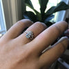 ALVA | 14K 0.7 ct Oval Aquamarine Dainty Solitaire Ring - Emi Conner Jewelry 