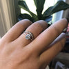 ALVA | 14K 0.7 ct Oval Aquamarine Dainty Solitaire Ring - Emi Conner Jewelry 