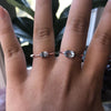 EVA | 14K 0.7 ct. Oval Aquamarine East West Solitaire Ring - Emi Conner Jewelry 