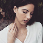 Olina | 14K Morganite & Diamond Floating Crown Pendant Necklace - Emi Conner Jewelry 