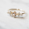 Scarlett | 14K Morganite & Diamond Cluster Ring - Emi Conner Jewelry 