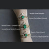 Aurora Crown (Round) | 14K Gold Diamond Contour Band - Emi Conner Jewelry 
