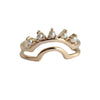 JOY | 5-Stone Double Arch Band in Pearl